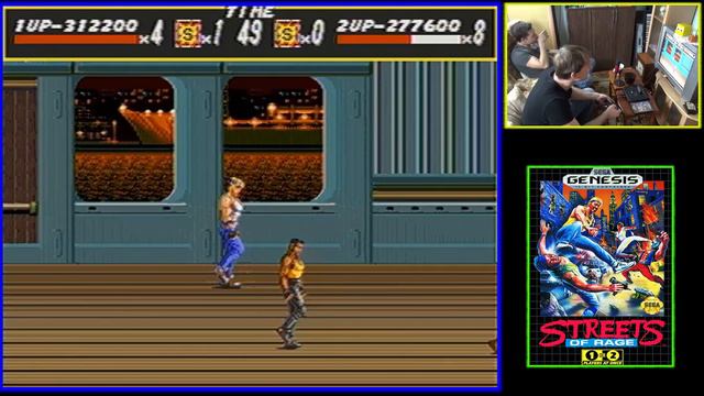 Рубанёмся Street Of Rage 1 прохождение (сложность Hardest)