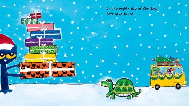 Pete the Cat’s 12 Groovy Days of Christmas | Children’s books read aloud | children stories смотреть онлайн