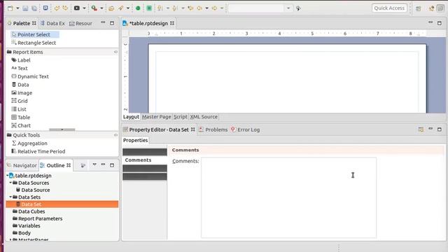 Birt Report Table Tutorial смотреть онлайн