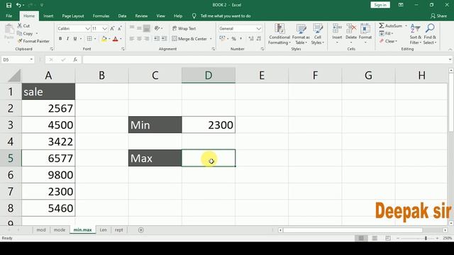 MOD || MODE || MIN || MAX || LEN || REPT FORMULAS | IN HINDI | COMPUTER TIME смотреть онлайн