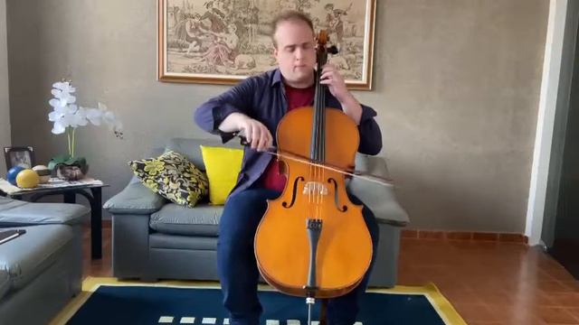 Cello Stradivarius Davidov copy by Alesson Dantas - Suite Nº 1 in G Major (J. S. Bach) смотреть онлайн
