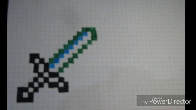 Как нарисовать алмазный и золотой меч из Minecrafte смотреть онлайн