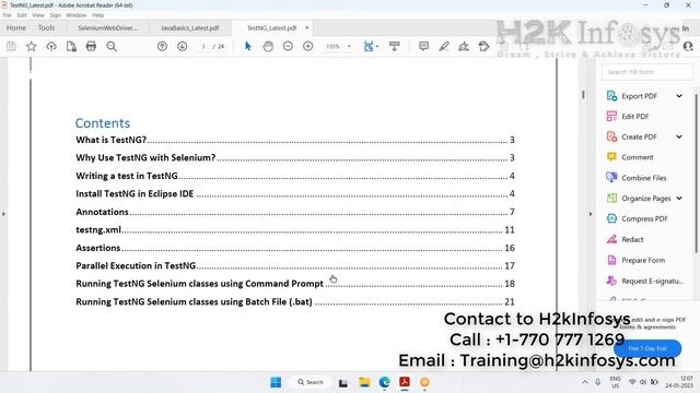 Selenium Webdriver Demo Session | Selenium With Java | Java Course online | H2kinfosys | Free demo смотреть онлайн