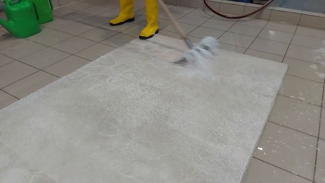 Light New Zealand wool carpet gets rid of unnecessary stains: accurate work of Stas and great resul смотреть онлайн