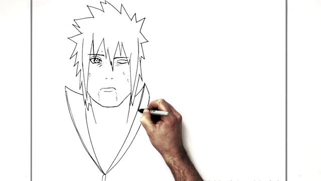 How To Draw Sasuke (Final Chidori) | Step By Step | Naruto смотреть онлайн