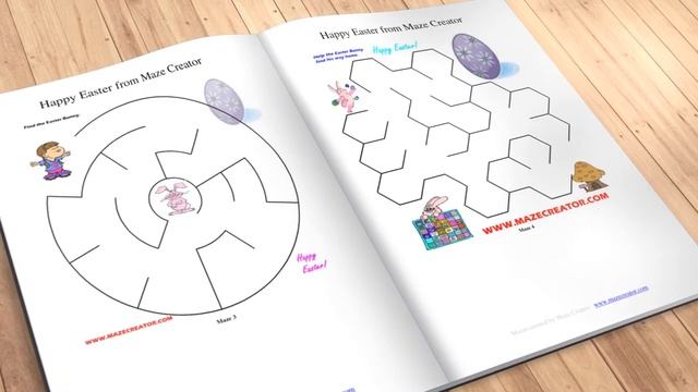 MazeCreator Intro Easter booklet - Puzzle - Pencil Puzzles - Commercial License смотреть онлайн
