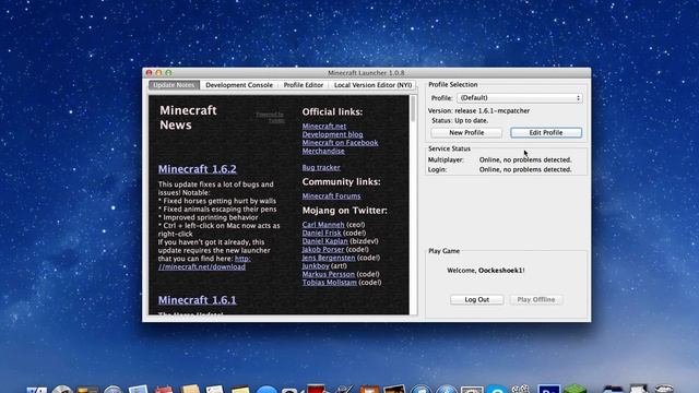 New Minecraft 1.6 launcher Stopped working (Mac OS X) And how to fix смотреть онлайн