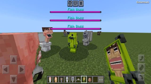 Skibidi Toilets Universe addon in Minecraft PE - NEW MOD MCPE смотреть онлайн