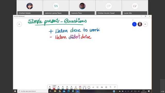 Gab Cristhel Astete / 1° A y B / Inglés / simple past - Questions /16 de septiembre смотреть онлайн