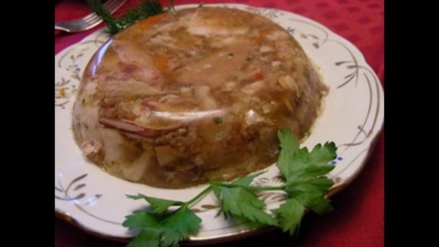 Холодные закуски мясные:Зельц домашний смотреть онлайн