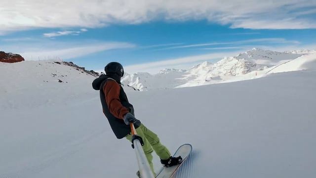 Первый безостановочный спуск с Гара-Баши до Азау. Официальное открытие сезона 04.12.21. Эльбрс 21-2 смотреть онлайн