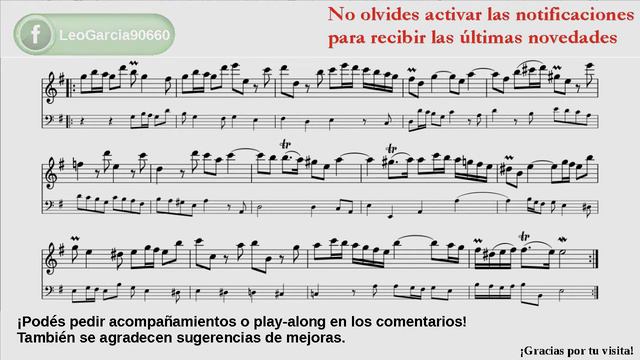 Loeillet de Gant, Sonata Op. 4 No. 9, acompañamiento смотреть онлайн