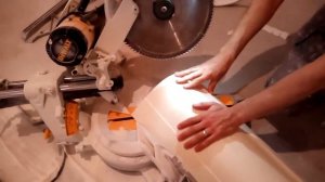 Как пилить карниз европласт