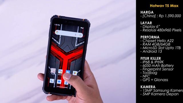 WOW! HP Se-GARANG ini Cuma 1,5 JUTAAN!! Unboxing HOTWAV T5 MAX смотреть онлайн