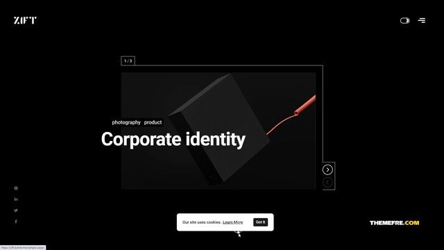 Zift - Creative WordPress Portfolio corporate clean Honjo смотреть онлайн