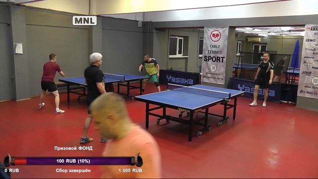 Iф. Хотулев А. (650) - Хусаинов В. (510) TTS-ball турнир по настольному теннису 29.10 СПб смотреть онлайн