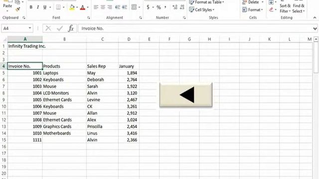 Navigating Cells with Keyboard Shortcuts in Excel 2013 смотреть онлайн