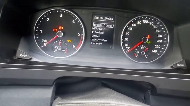 Сброс ТО сервиса VW T6 2016г. смотреть онлайн