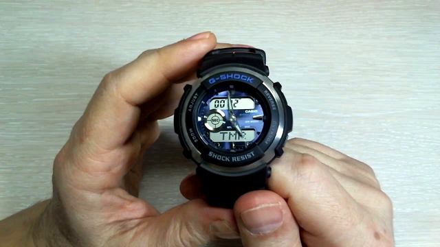 Casio G-300 G-Shock Ana-Digi Shock Resistant Street Rider Sports Watch