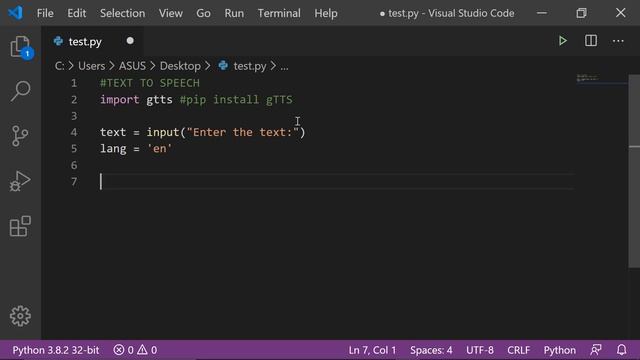 Text to Speech | #2 Python Beginners Project смотреть онлайн
