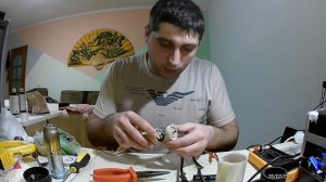 ремонт строительного фена, перегоревшая спираль.