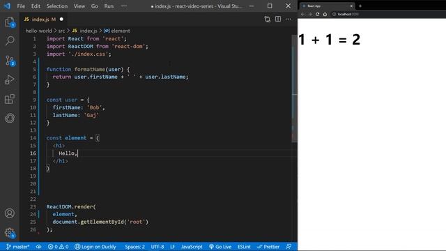 React JSX Tutorial #2 React Course смотреть онлайн