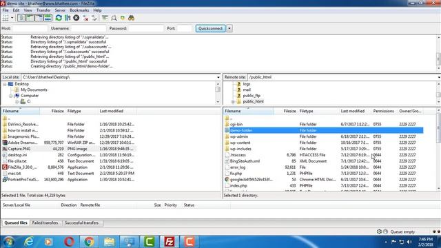 How to use filezilla ftp to upload files to web server | Filezilla Tutorial смотреть онлайн