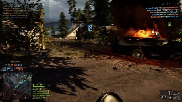 Battlefield 4 M2 SLAM Chopper Kill смотреть онлайн