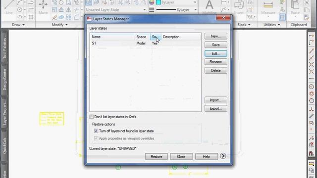สอน Autocad 2010 [ตอนที่ 72]การบันทึกสถานะ Layer смотреть онлайн