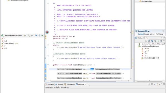 Static Initialization Block in Java Interview смотреть онлайн