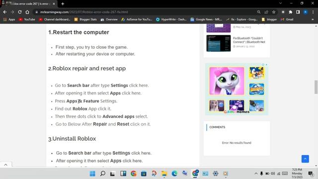 How to fix roblox error code 267 смотреть онлайн