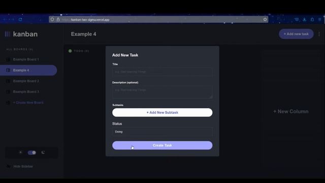 Kanban App - Task Management with React смотреть онлайн