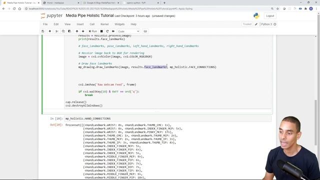 AI Face Body and Hand Pose Detection with Python and Mediapipe смотреть онлайн