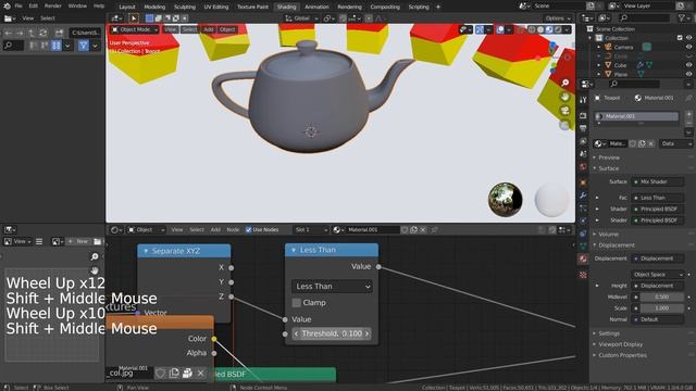 Blender Tutorial - How to Separate XYZ for applied materials смотреть онлайн