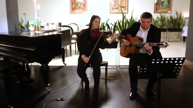 Sous Le Ciel De Paris /,,Pod niebem Paryża" violin& guitar смотреть онлайн