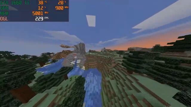 GTX 1660Ti & Intel i7-10700F & 16 GB RAM Minecraft Review смотреть онлайн
