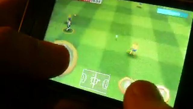 Real Soccer 2009 for iPhone - Match mode смотреть онлайн