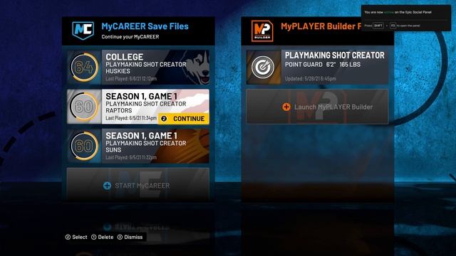 FIX!!! EPIC GAMES - NBA 2K21 NOT SAVING! WITH PROOF!