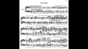 Иоганн Себастьян Бах ХТК 1 том ми бемоль минор J.S.Bach Prelude and fugue in es moll (dis) ноты.