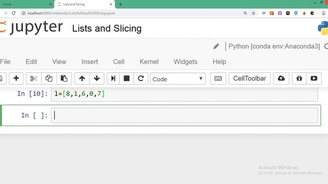 List and Slicing in Python смотреть онлайн