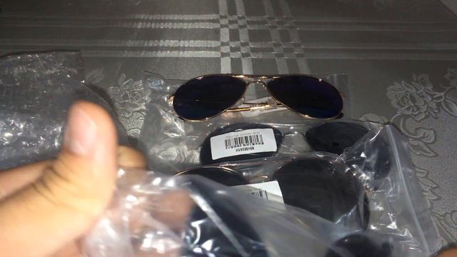 Посылка из Китая №7 Солнцезащитные очки $1.04 смотреть онлайн
