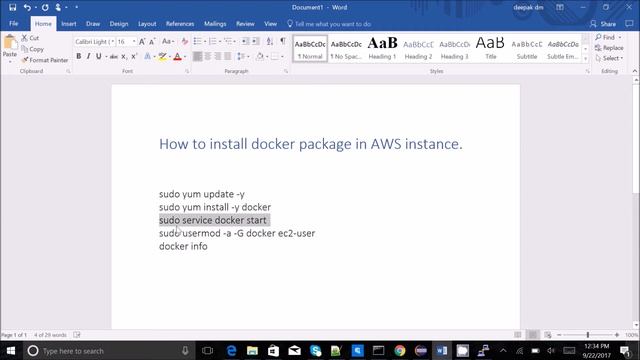 How to install Docker on AWS EC2 instance ? (Part 3)- Cloud and Tech Tutorials смотреть онлайн