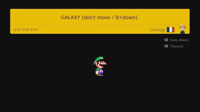 GALAXY [don't move / B+down] by Lololuigi - Super Mario Maker 2 - No Commentary 1bx смотреть онлайн