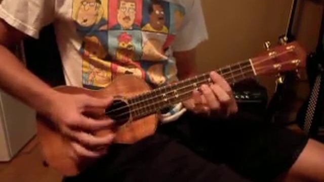 Family Guy theme song on ukulele смотреть онлайн