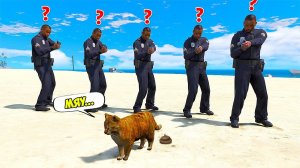 КОТ ПРОТИВ ПОЛИЦИИ в ГТА 5 МОДЫ! ОБЗОР МОДА в GTA 5 ВИДЕО
