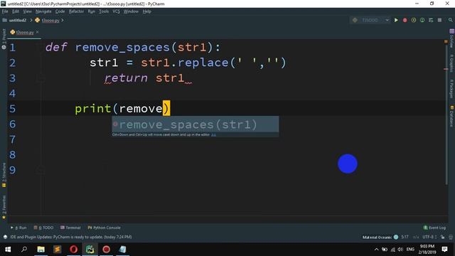 How to Remove spaces from a given string in Python смотреть онлайн