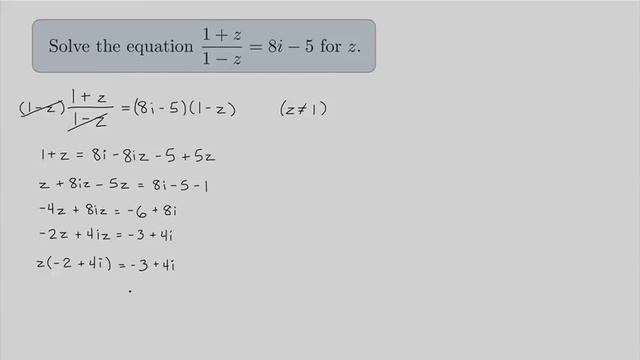 (Complex Analysis) Solving Equations with Complex Numbers смотреть онлайн