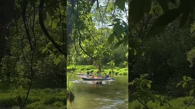 Детский сплав на байдарках по реке Истра смотреть онлайн