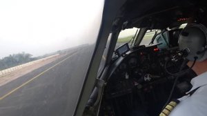 Запуск, руление и взлет АН-26. Очередной международный рейс в Буркина-Фасо.
