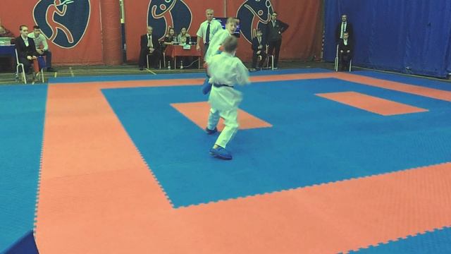 Соревнование по каратэ WKF | Петровичев Артемий смотреть онлайн